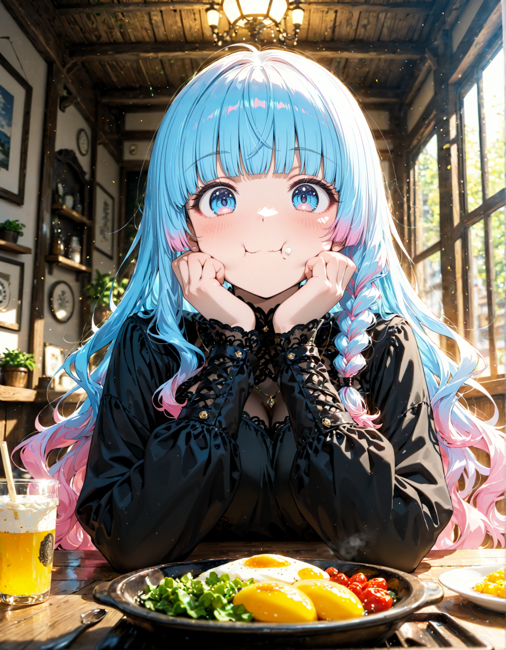 私はディナーを注文しました