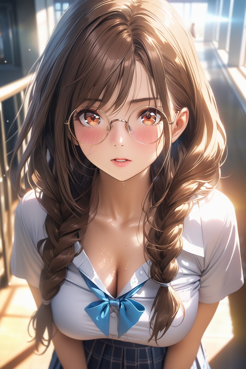 お姉さんの女子校潜入ミッション | の人気AIイラスト・グラビア