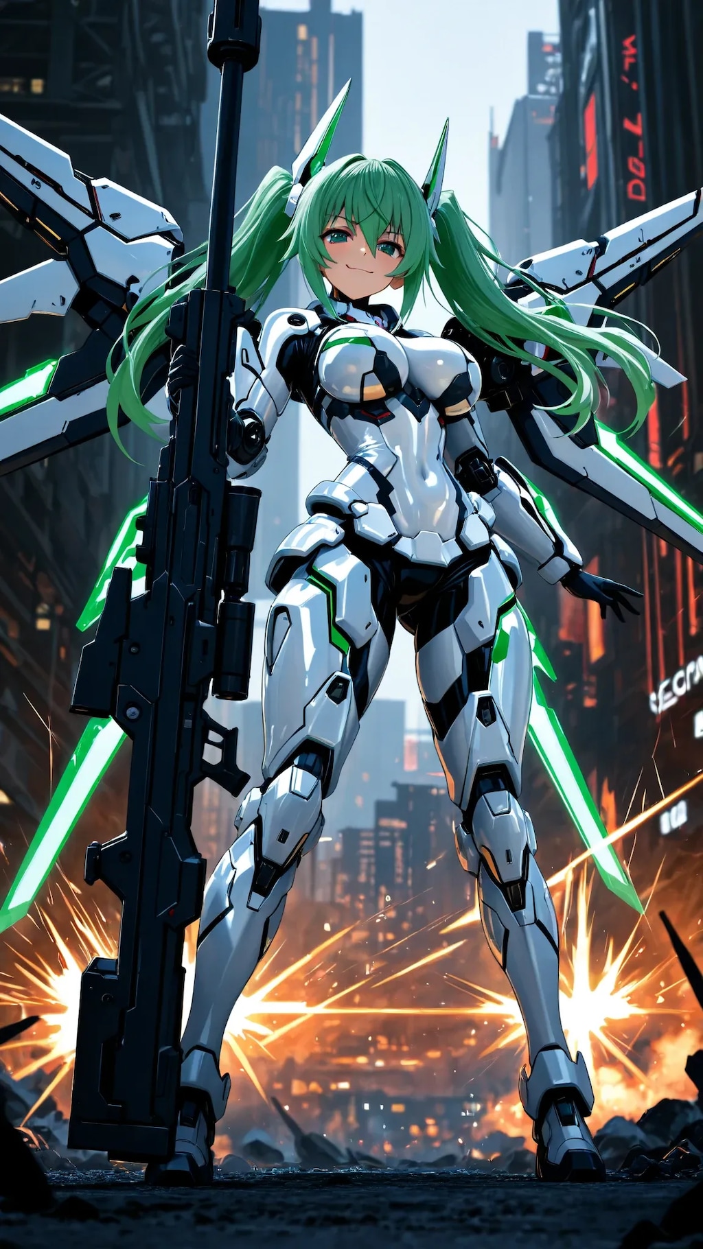 武器満載のロボっ子