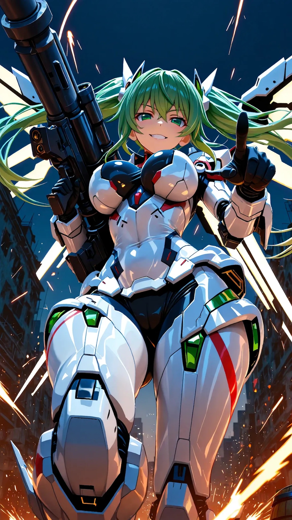 武器満載のロボっ子