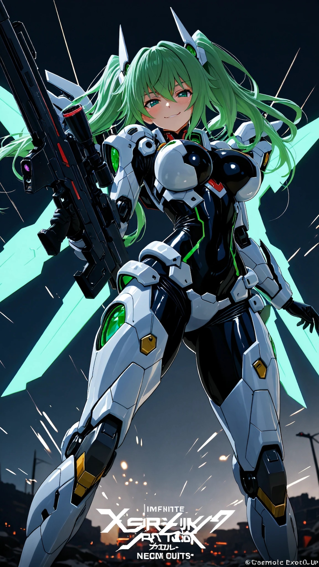 武器満載のロボっ子