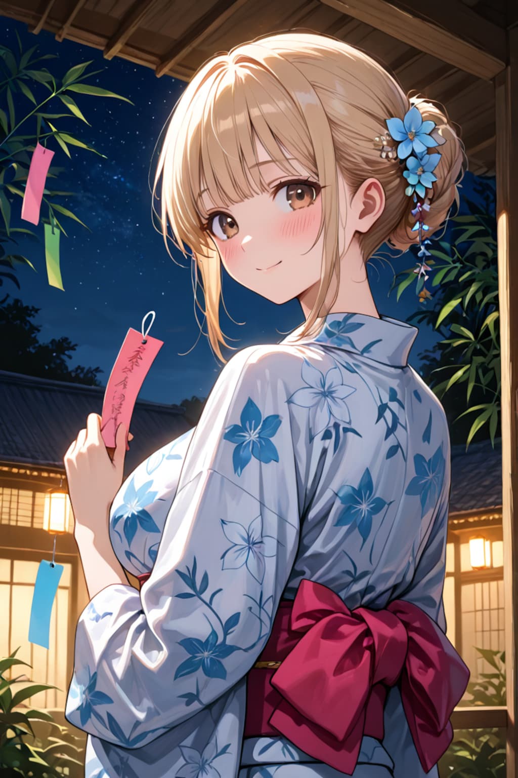 自家製万里奈ちゃん七夕ver.