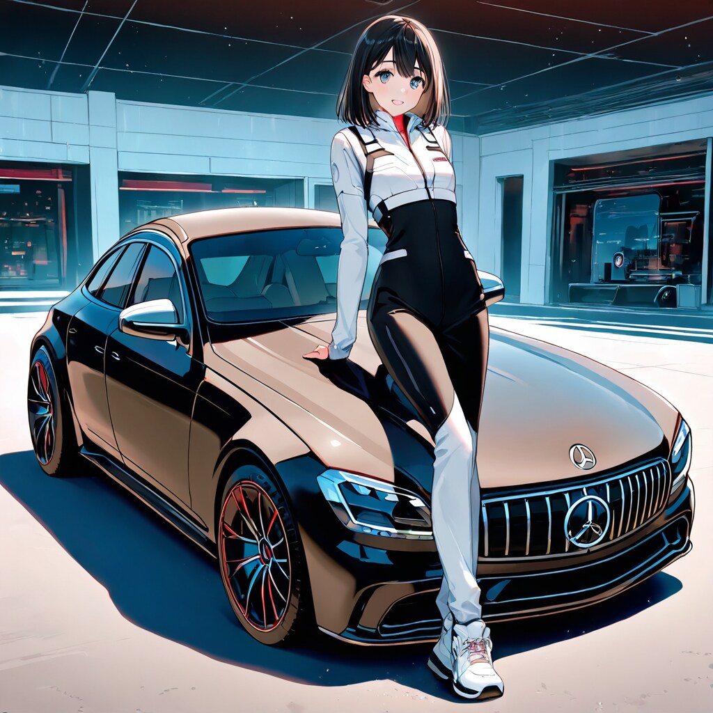 車好きな彼女 | の人気AIイラスト・グラビア
