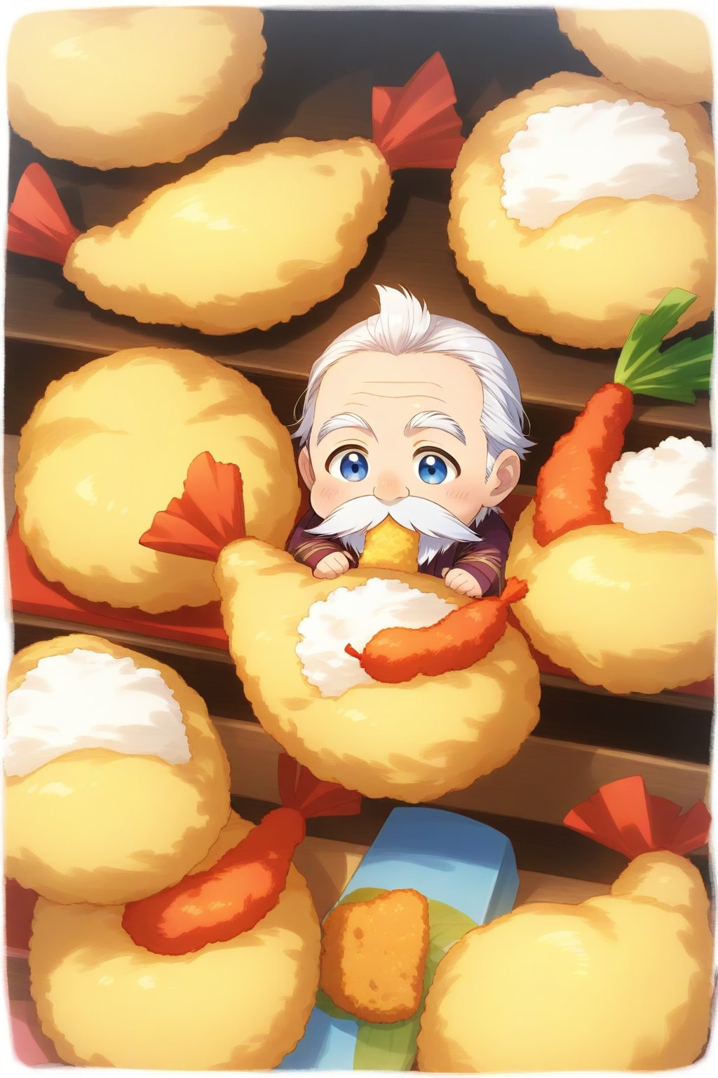 【のっかり？】お高い天ぷらを食べる小さなジジイ