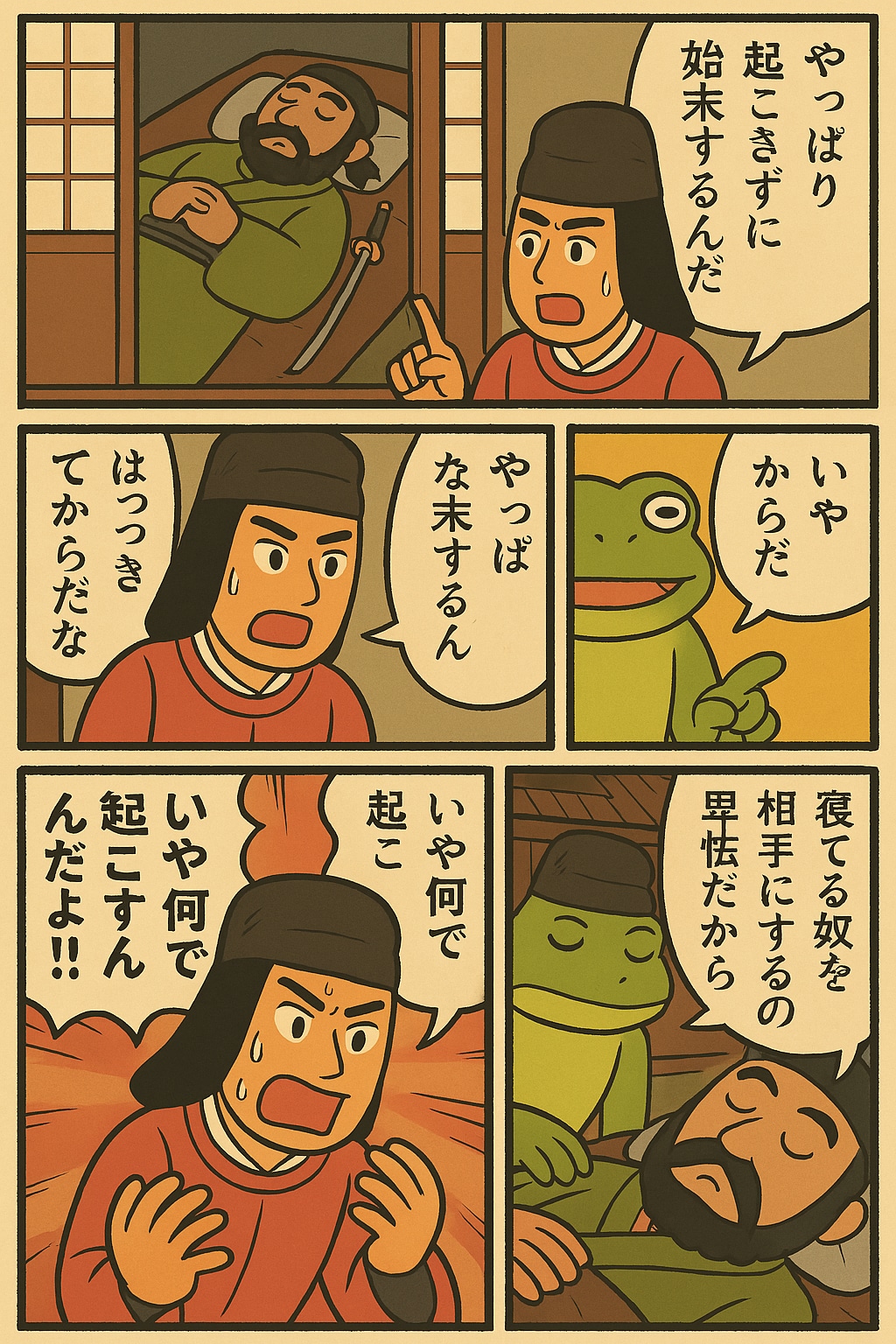 平安貴族をくにへかえす