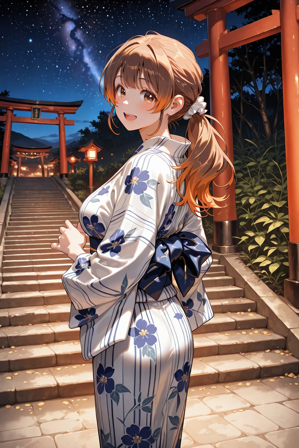 ポニーテールの玲奈さん