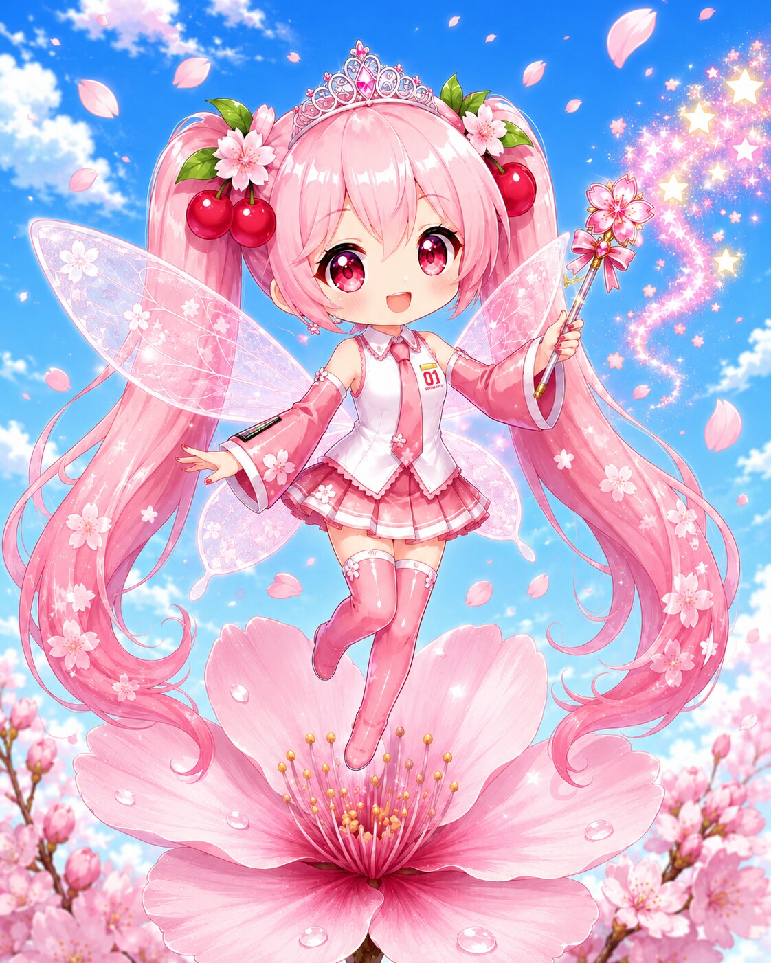 桜の妖精🌸ちび桜ミク