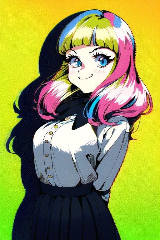 カラフルヘアー