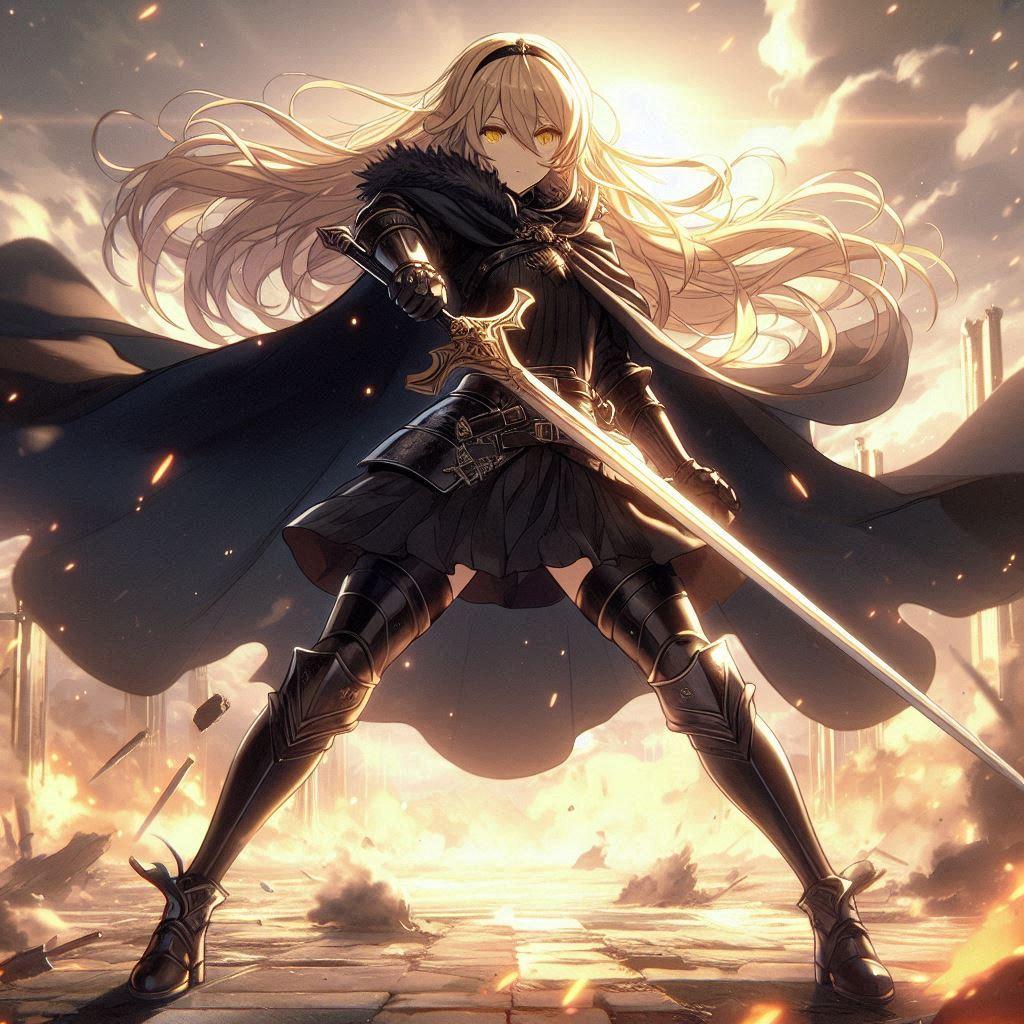 ブロンドの女騎士さん687 | の人気AIイラスト・グラビア