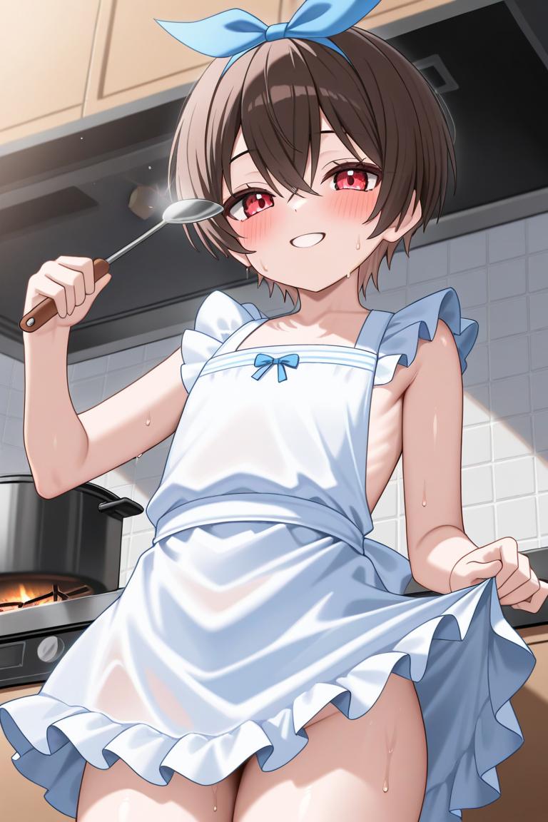 あゆむ　裸エプロン