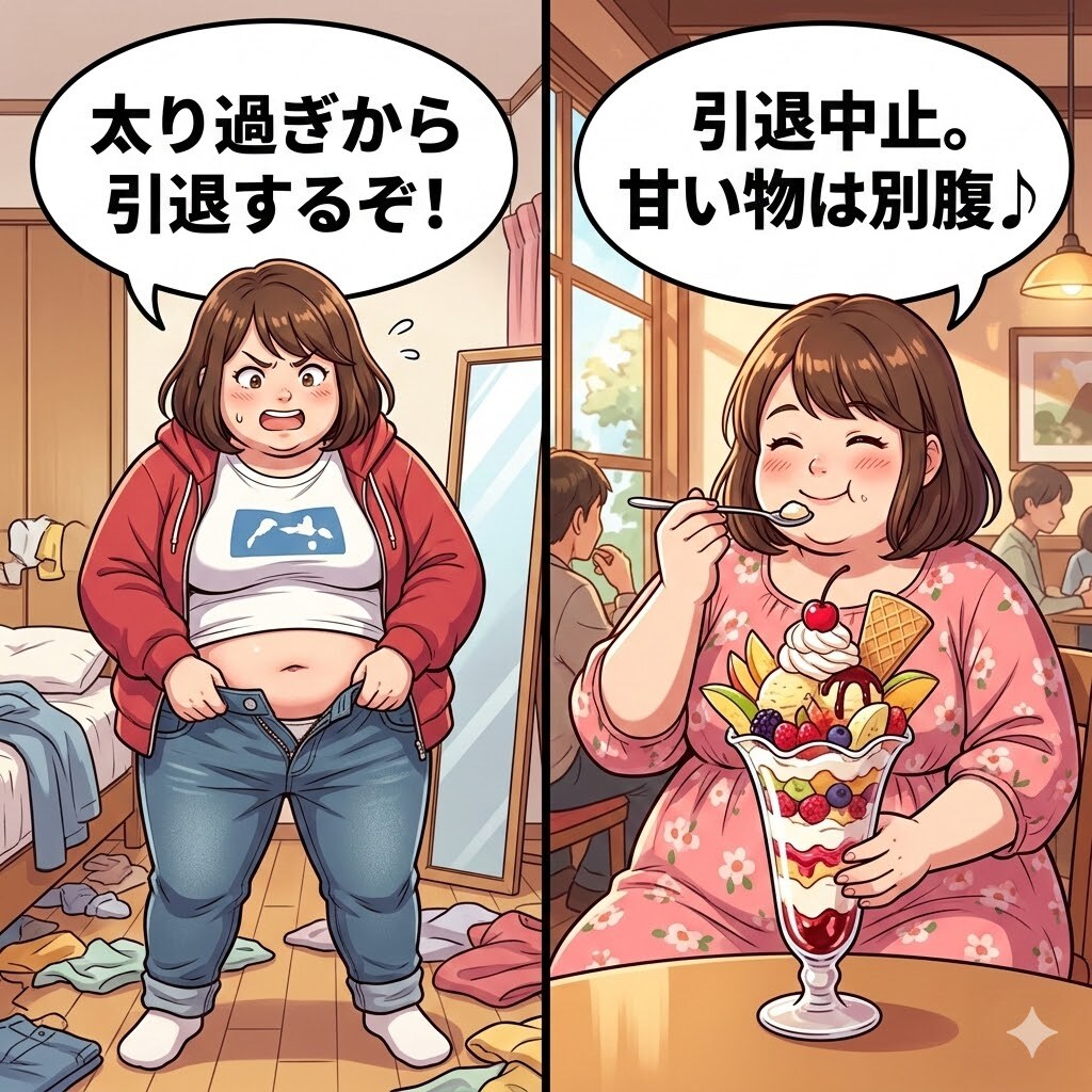 引退中止宣言