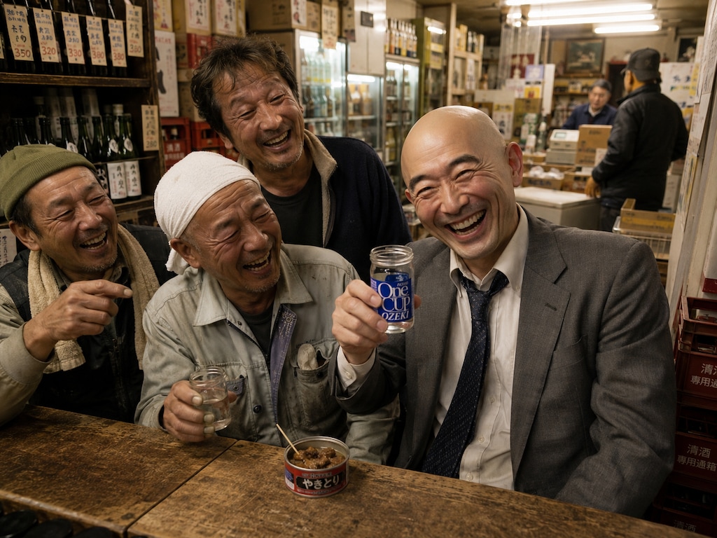 角打ちハゲ部長