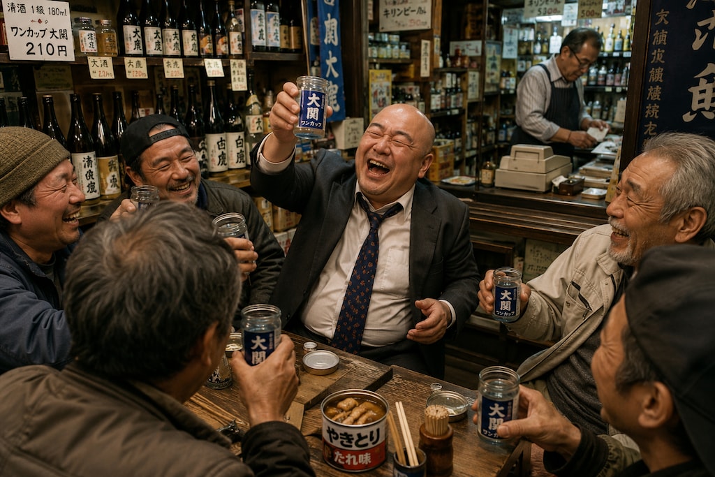 角打ちハゲ部長