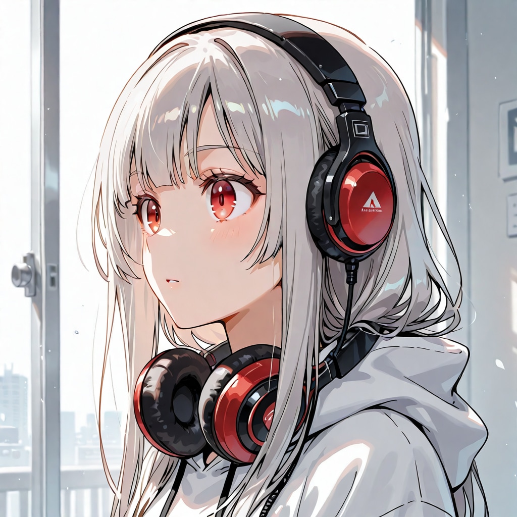 ダブルヘッドホンガール