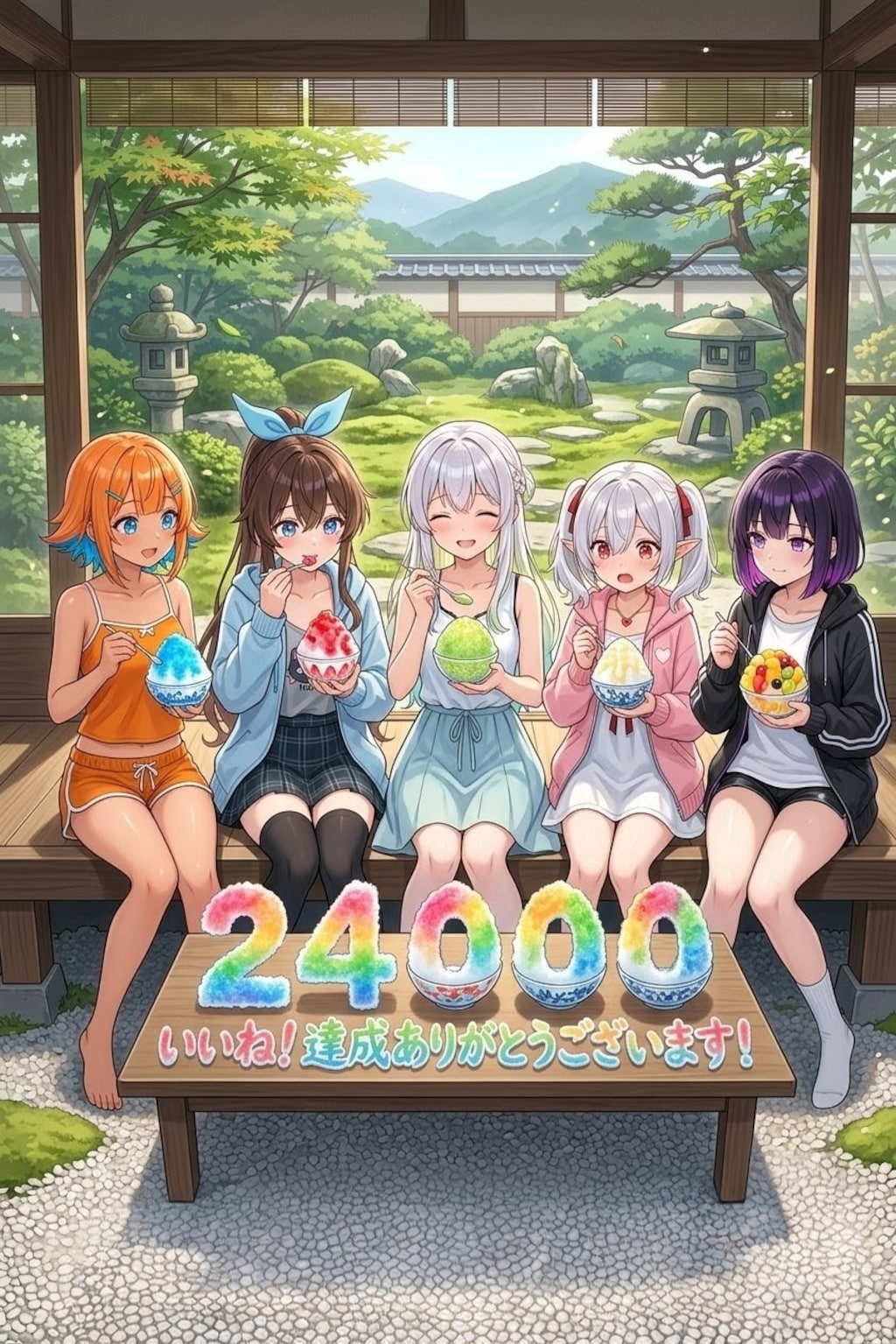 24000いいね！達成ありがとうございます