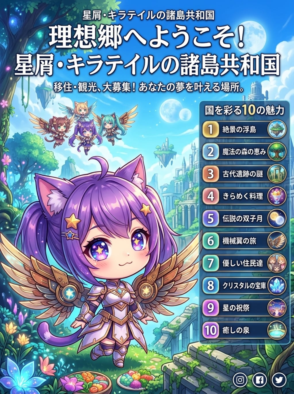 紫ツイにゃん