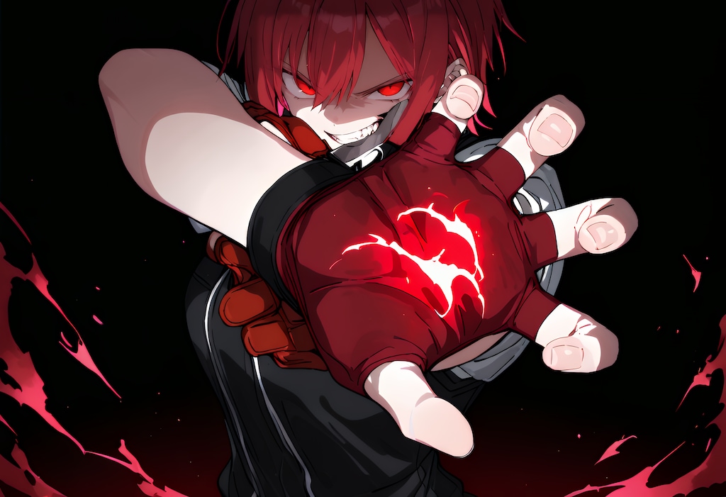 真っ赤に燃えるッ