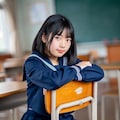 セーラー服と椅子 9枚目
