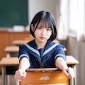 セーラー服と椅子 8枚目