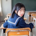 セーラー服と椅子 11枚目