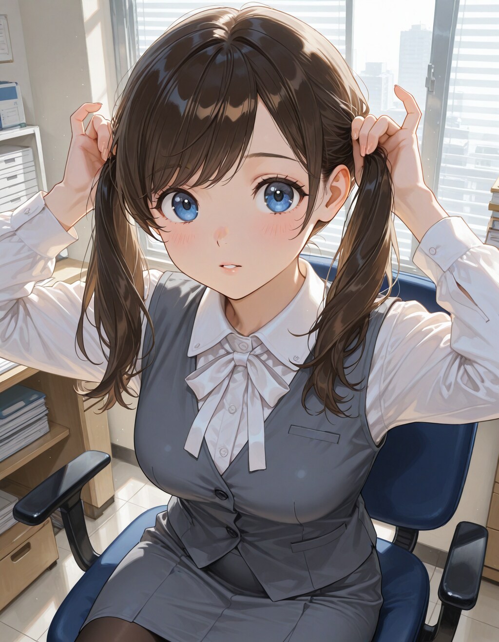 うちの子たちの手ツインテ