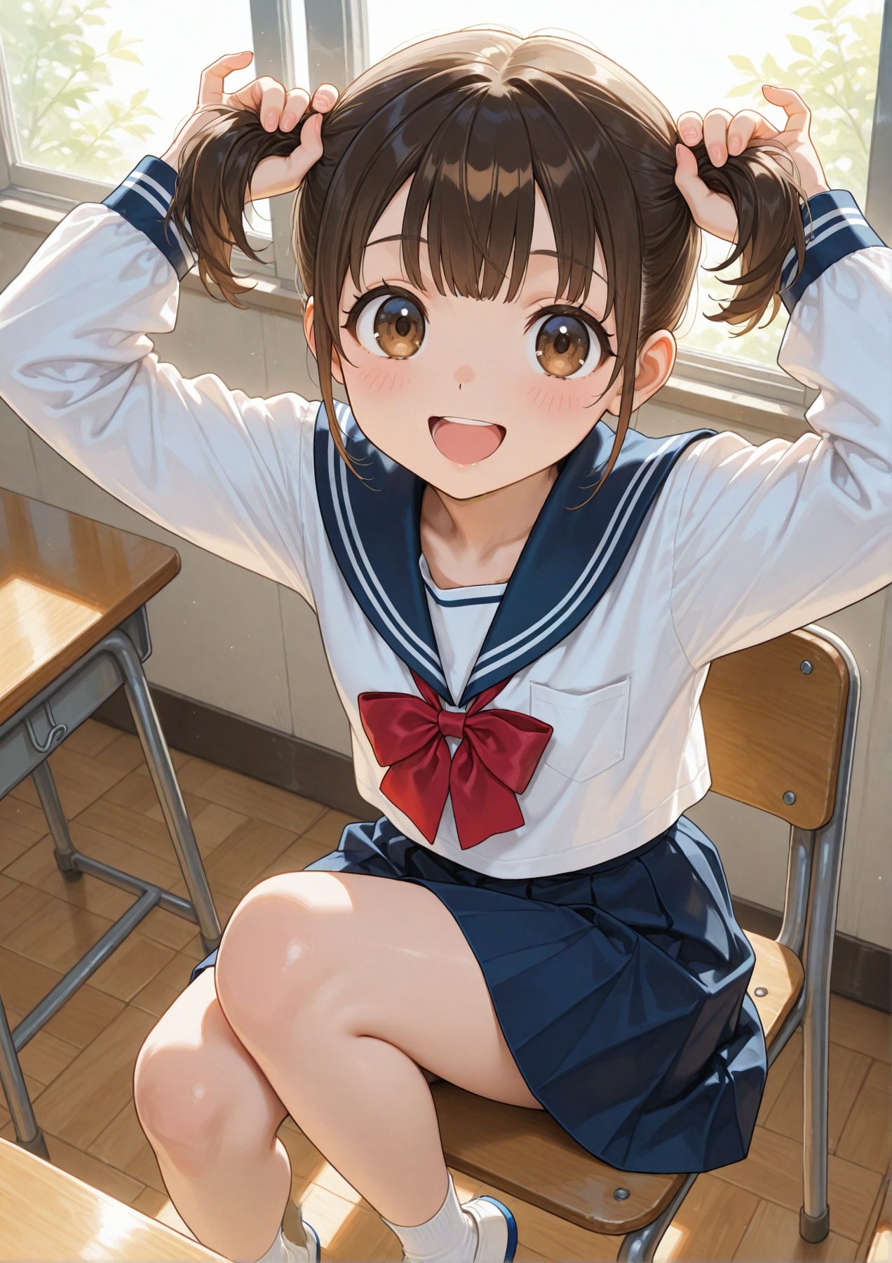 うちの子たちの手ツインテ