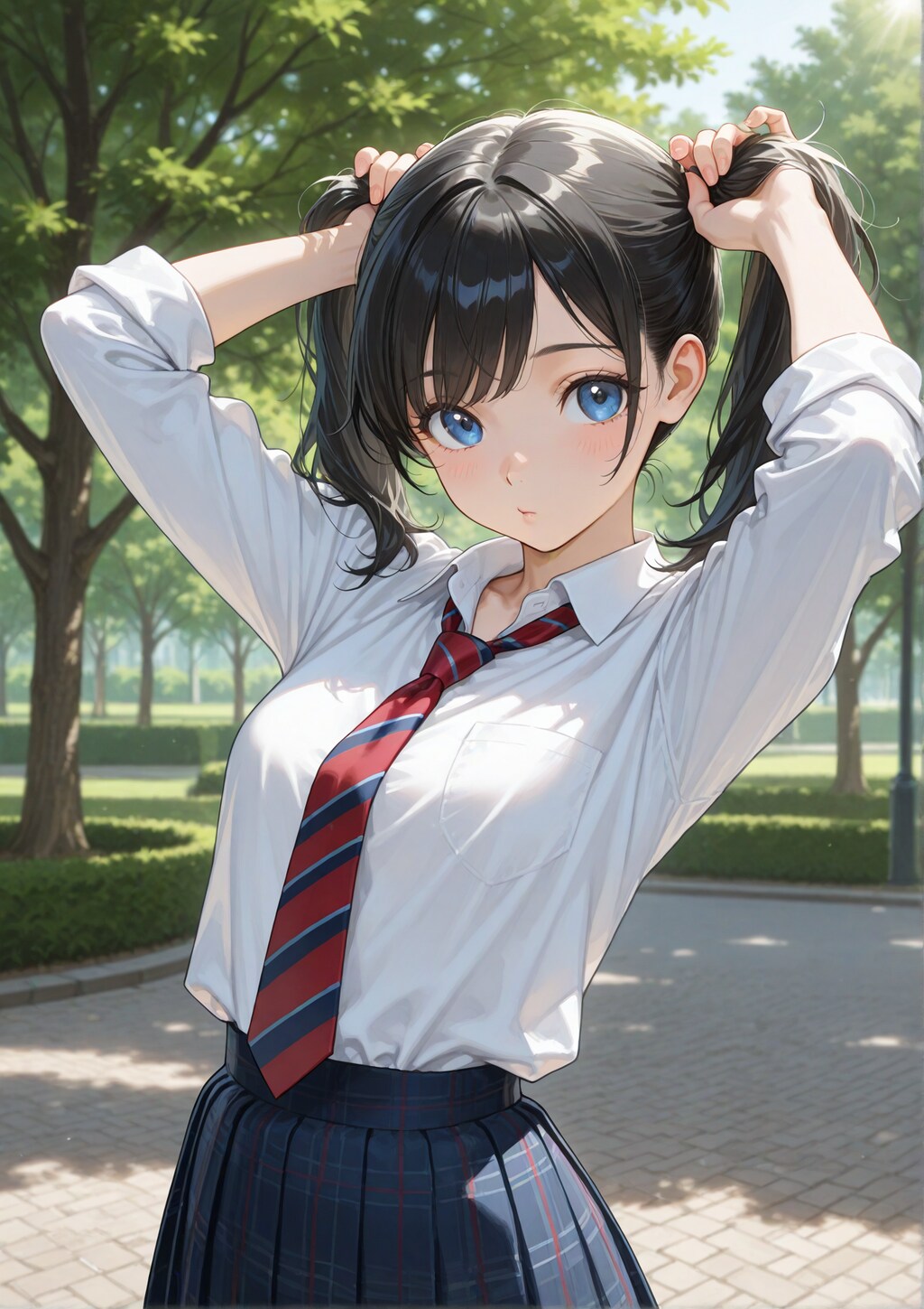 うちの子たちの手ツインテ