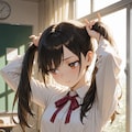 うちの子たちの手ツインテ 2枚目