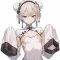 白キョンシーコスの細身さんを観察する 8枚目