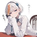 白キョンシーコスの細身さんを観察する 11枚目