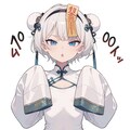 白キョンシーコスの細身さんを観察する 5枚目