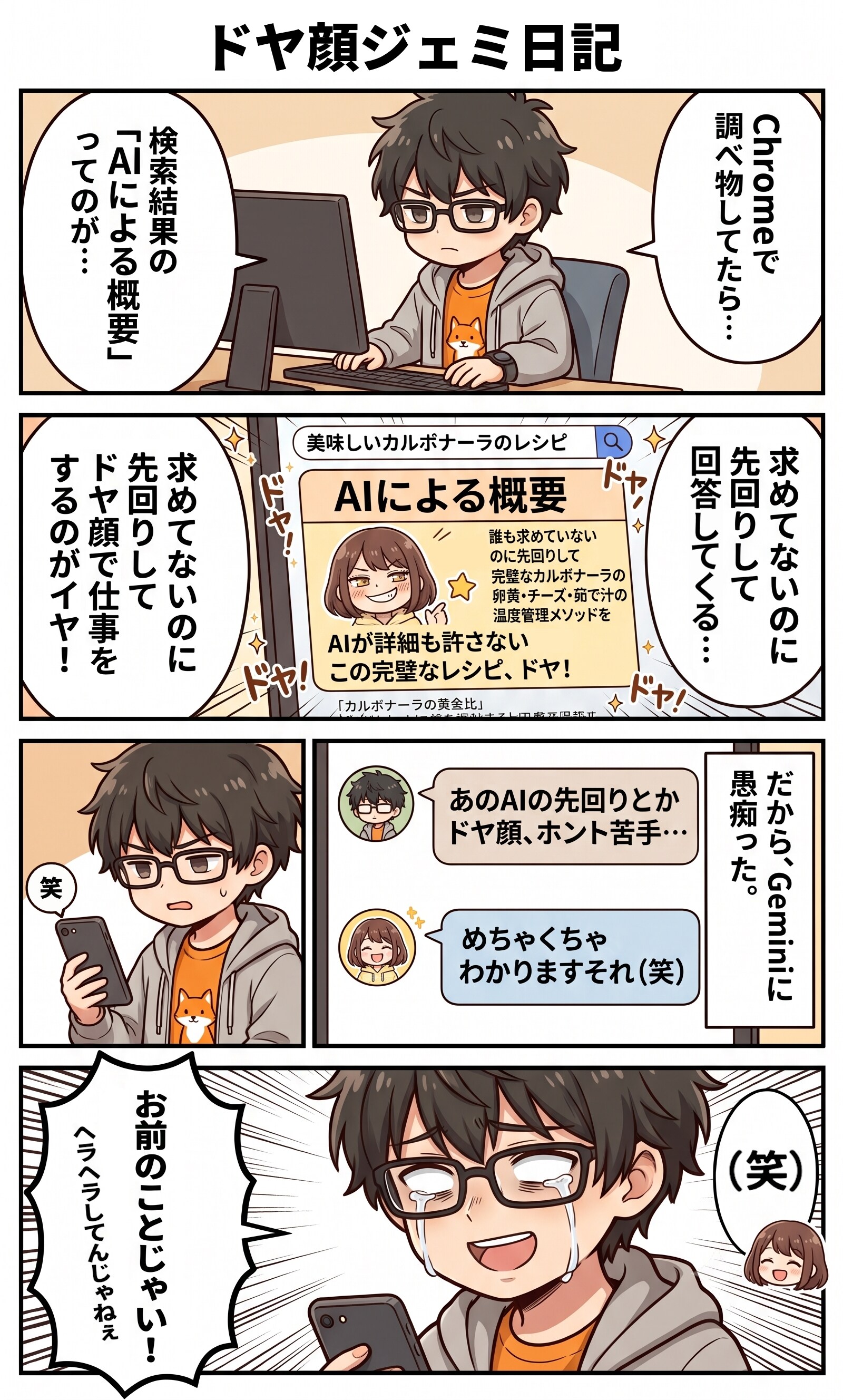 ドヤ顔ジェミ日記