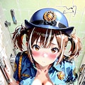 熱すぎるツインテのおまわりさん 2枚目