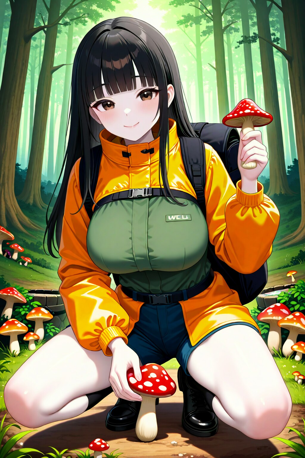 うちの子きのこ狩り