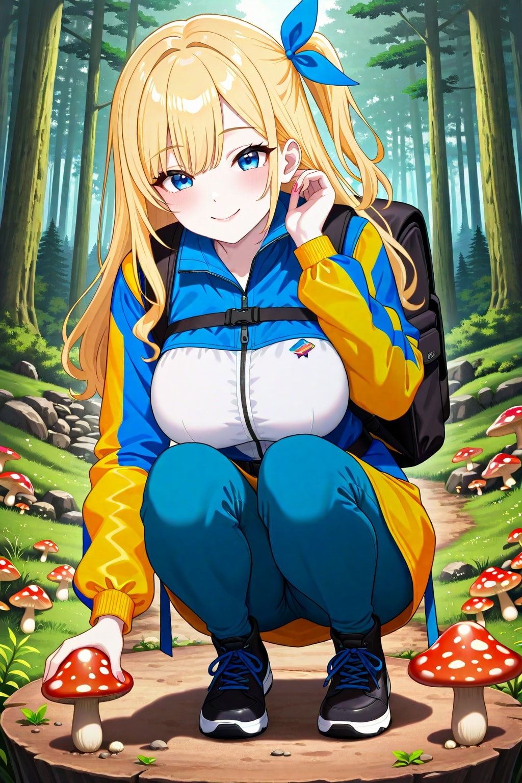 うちの子きのこ狩り