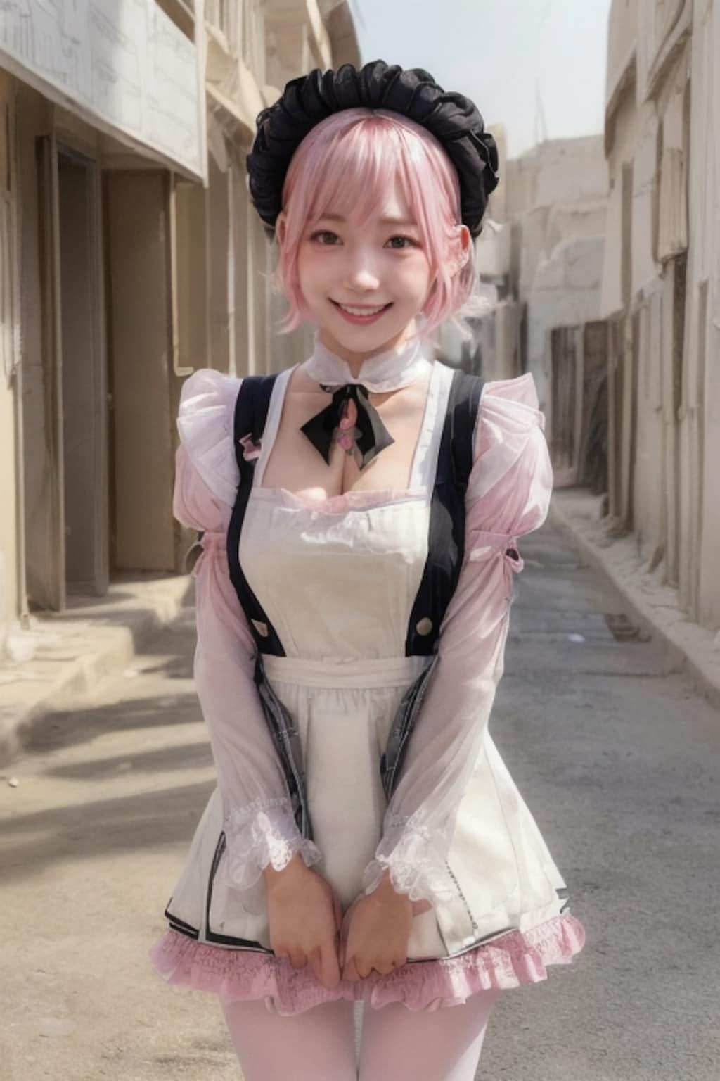 お買い物のメイドちゃん