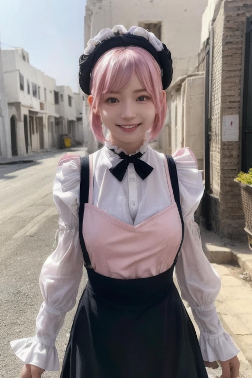 お買い物のメイドちゃん
