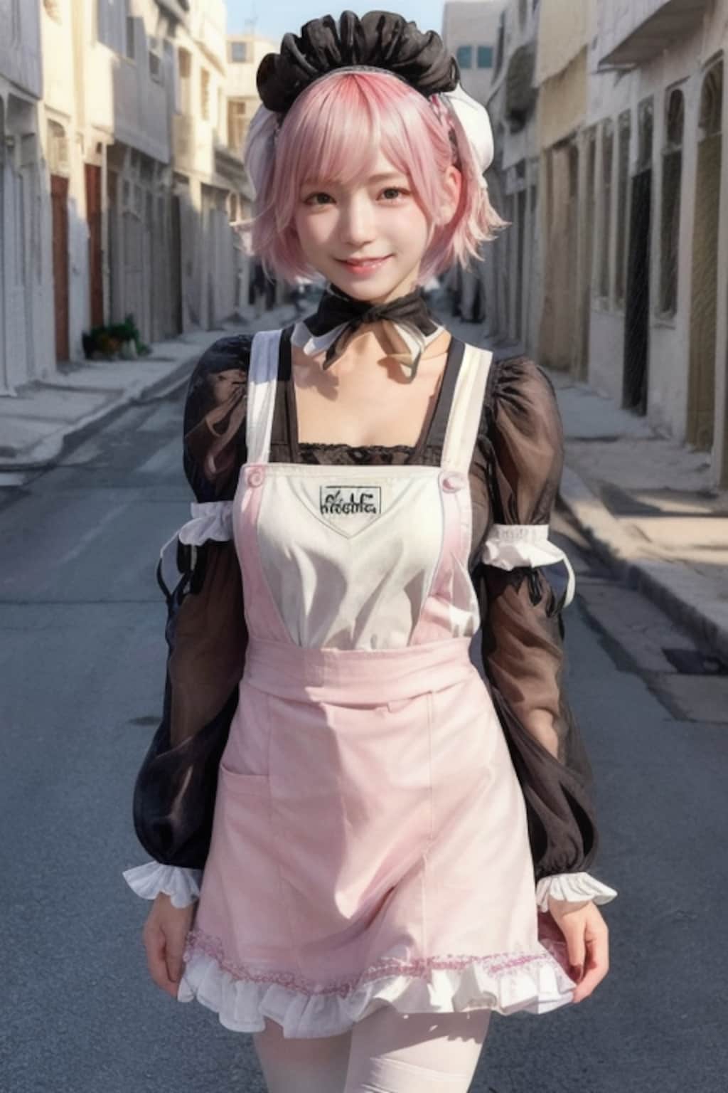 お買い物のメイドちゃん