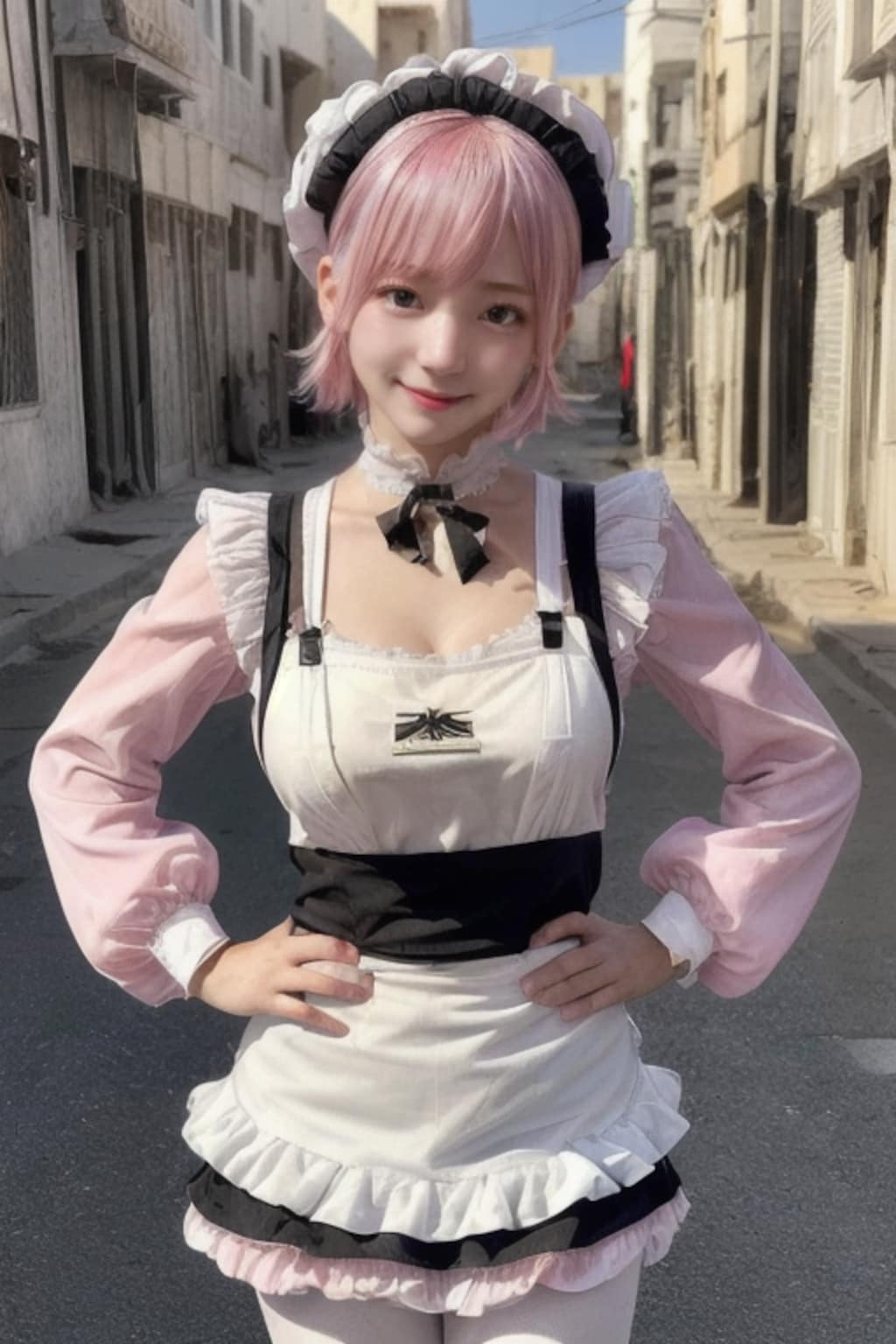 お買い物のメイドちゃん