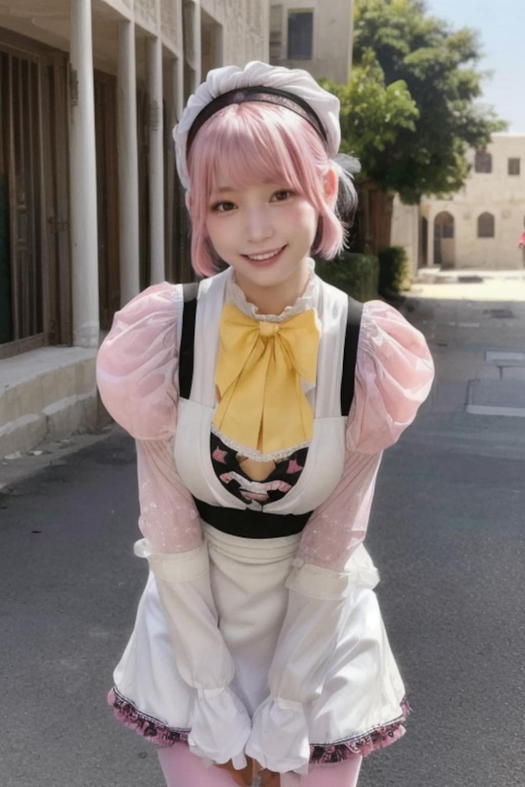 お買い物のメイドちゃん