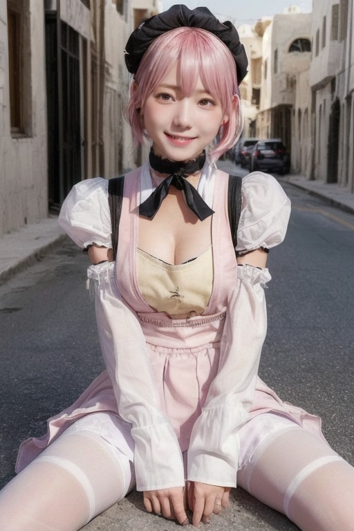 お買い物のメイドちゃん