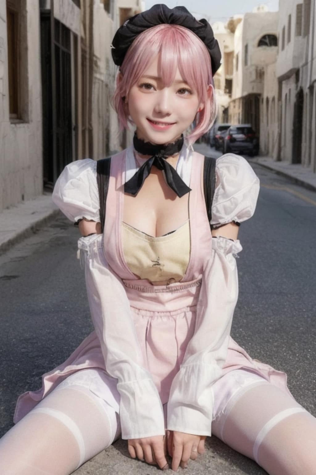 お買い物のメイドちゃん