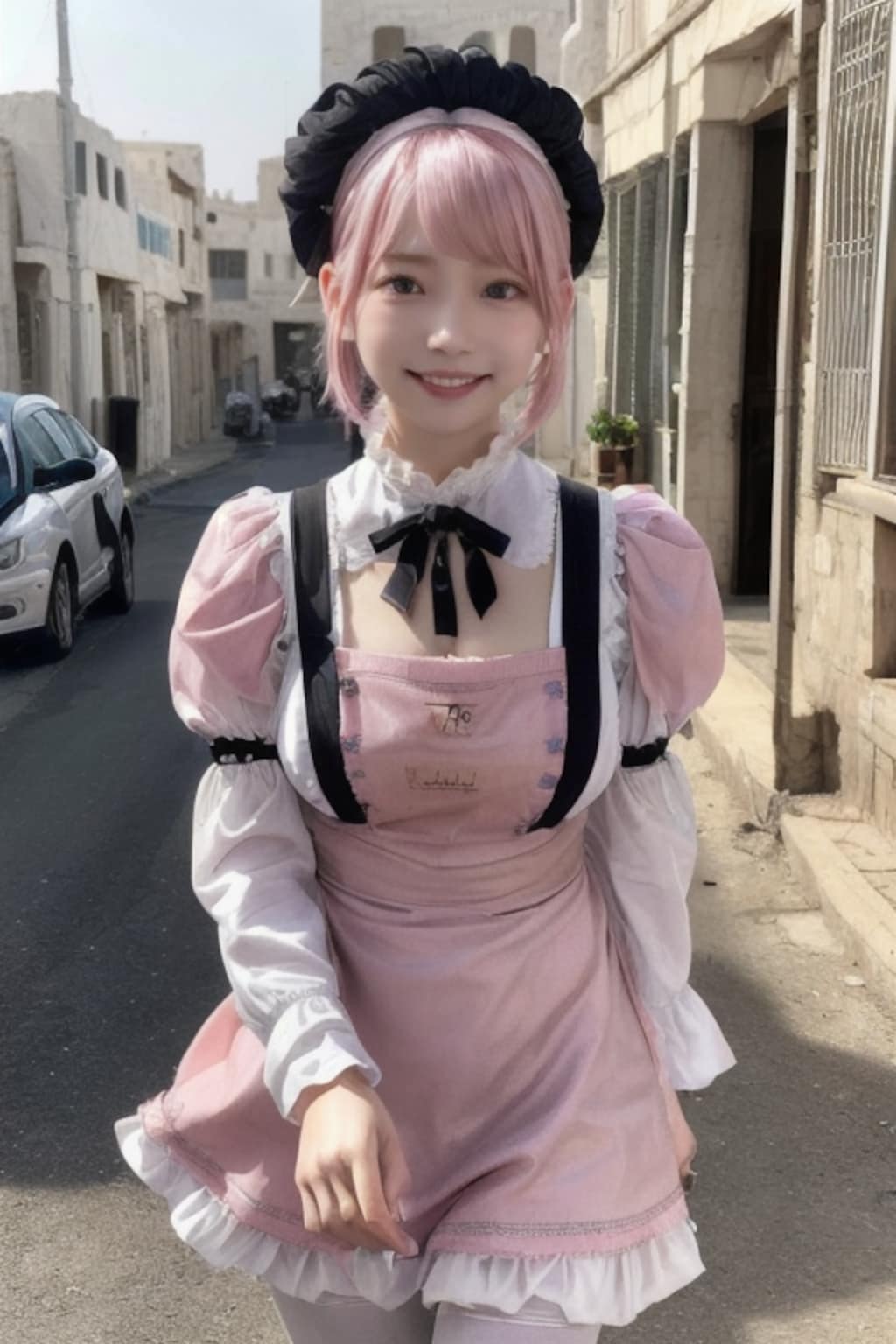 お買い物のメイドちゃん