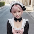 お買い物のメイドちゃん 4枚目