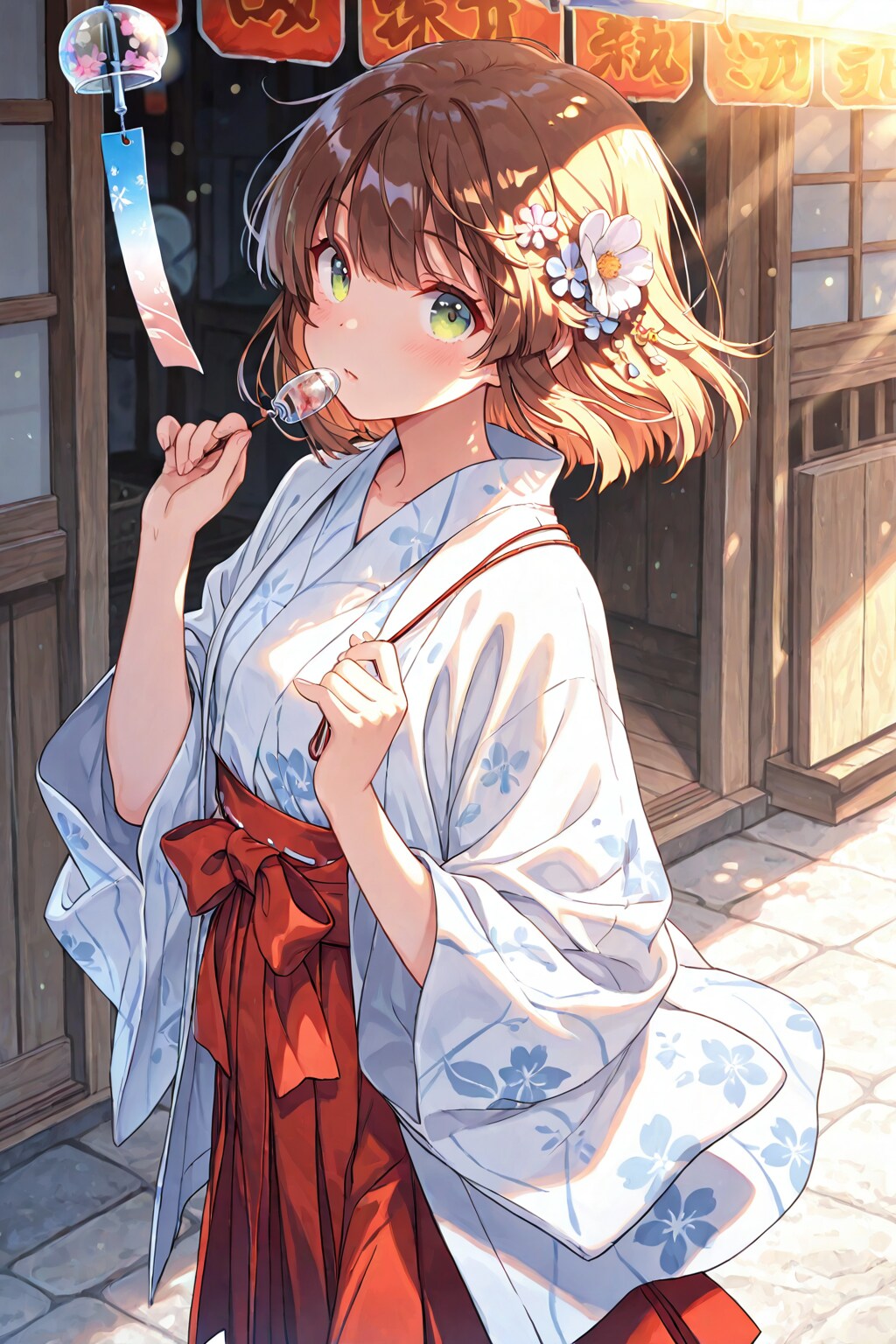 巫女の夏コーデ