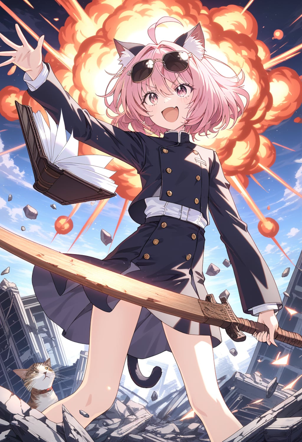 小説『数学ヤクザ ねこ、 カチコム』【ニャンノ世界】