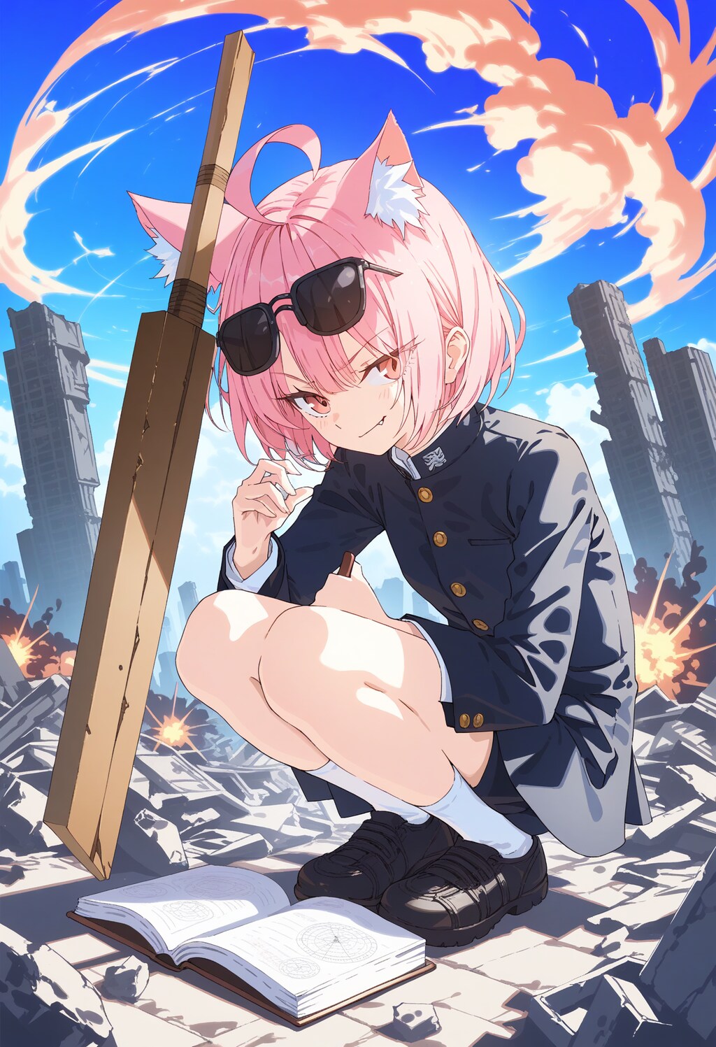 小説『数学ヤクザ ねこ、 カチコム』【ニャンノ世界】