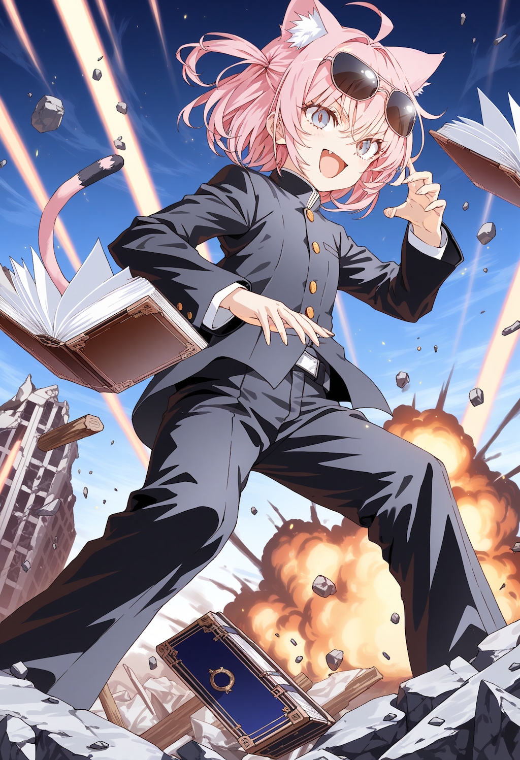 小説『数学ヤクザ ねこ、 カチコム』【ニャンノ世界】