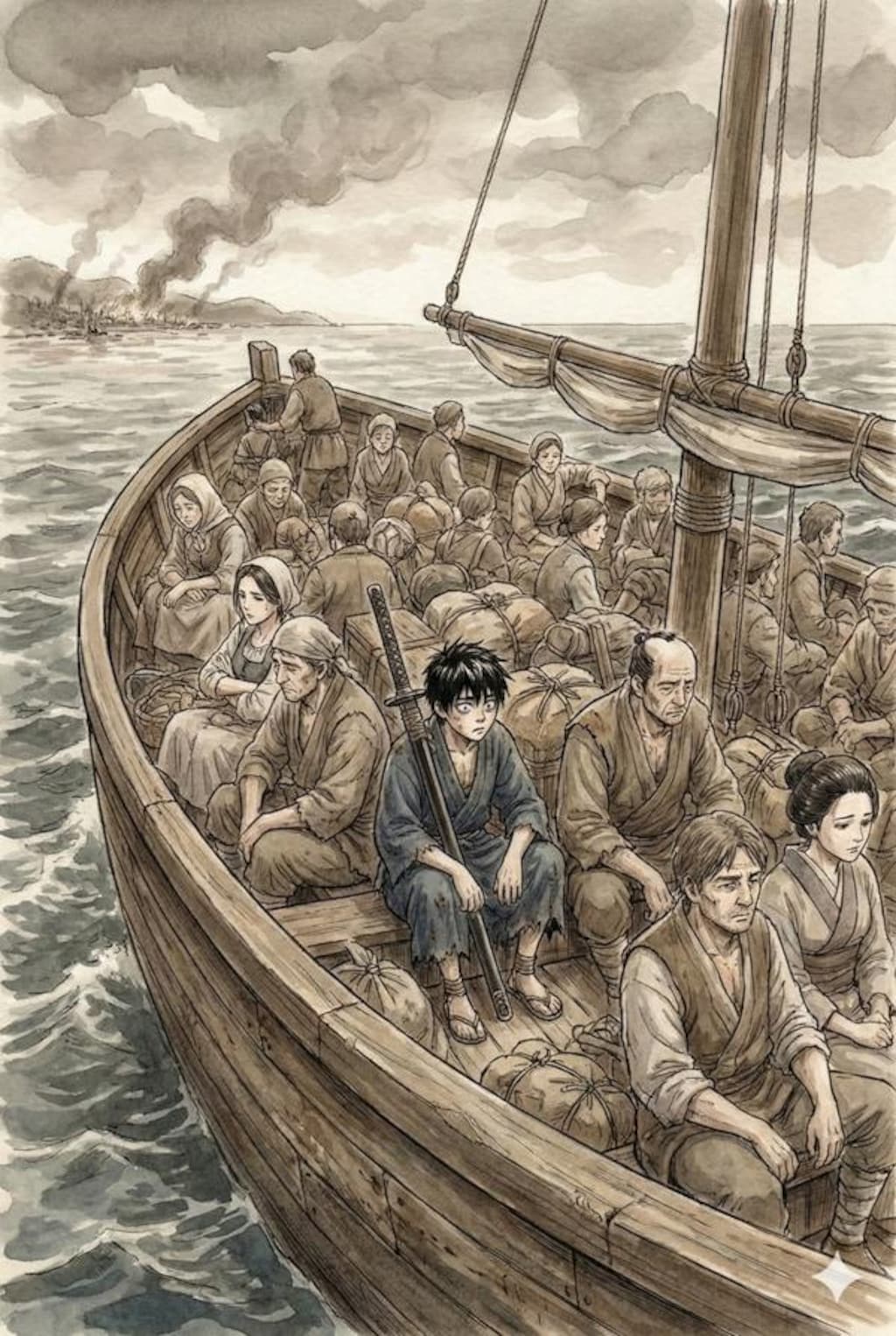 特に深く〜のやつ。少し未来。母国へ旅行