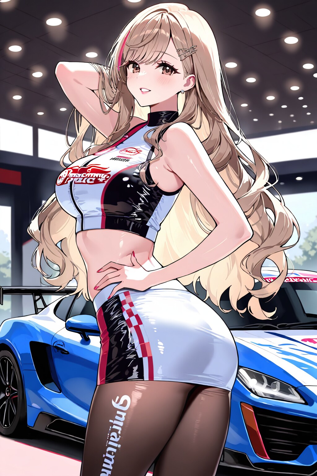 クルマとお姉さんどちらが主役なのか